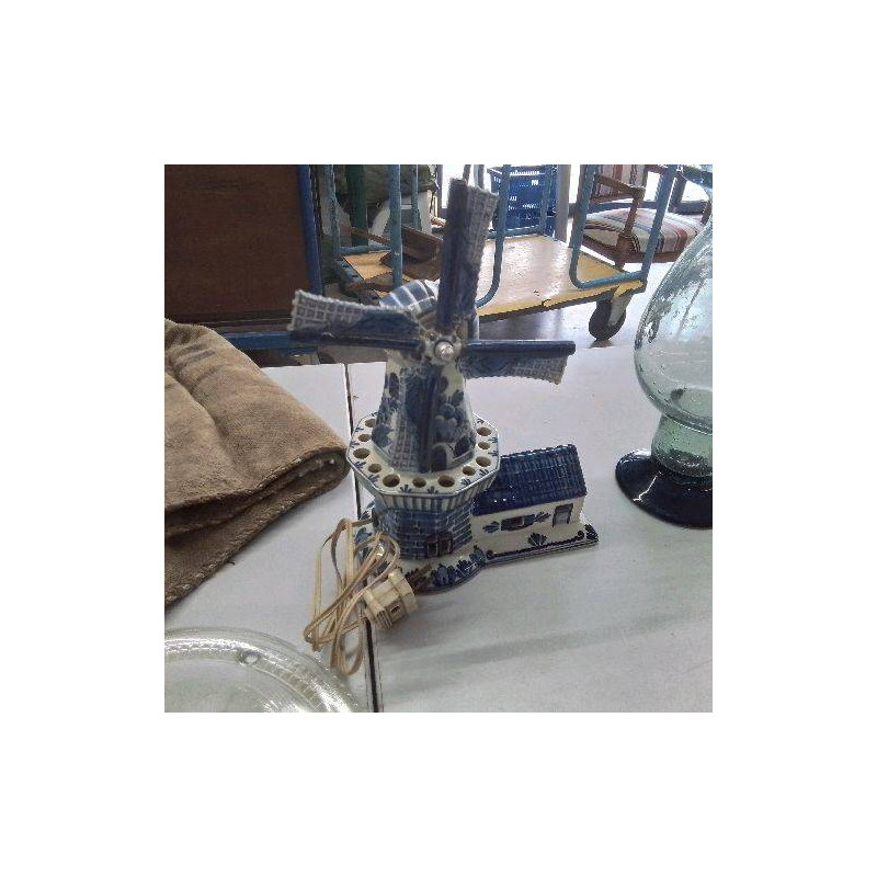 MOULIN LAMPE DELFT EN L’ETAT 