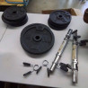 ENSEMBLE DE MUSCULATION (2 BARRES + 9 POIDS)
