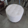 POUF ROND CAPITONNÉ 