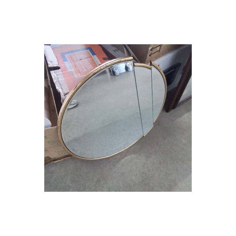 MIROIR DORÉ DESIGN ROND 