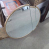 MIROIR DORÉ DESIGN ROND 