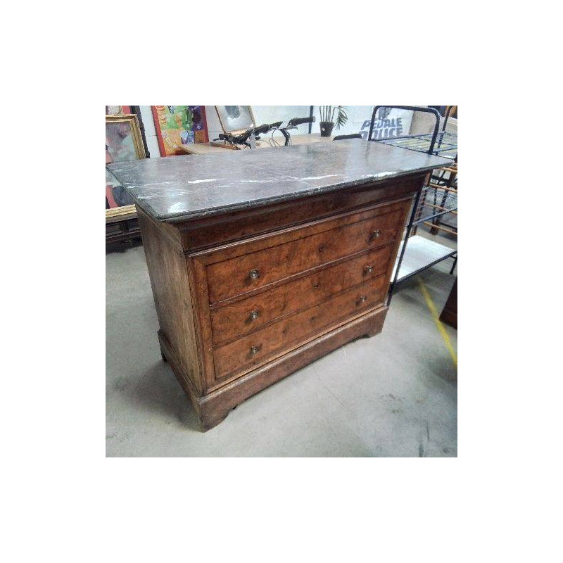 COMMODE LOUIS PHILIPPE 4 TIROIRS 