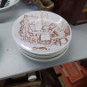 LOT 6 ASSIETTES VOCATIINS