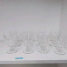 LOT DE 8 VERRES CRISTAL