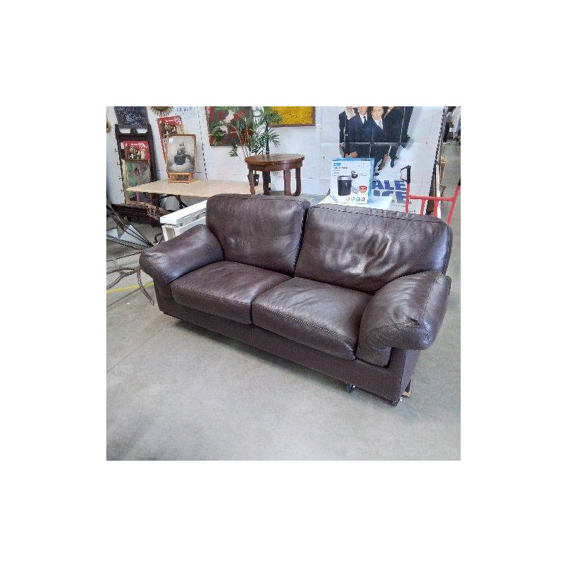 CANAPÉ CUIR MARRON