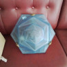 LUMINAIRE COUPE BLEUE ART DECO 