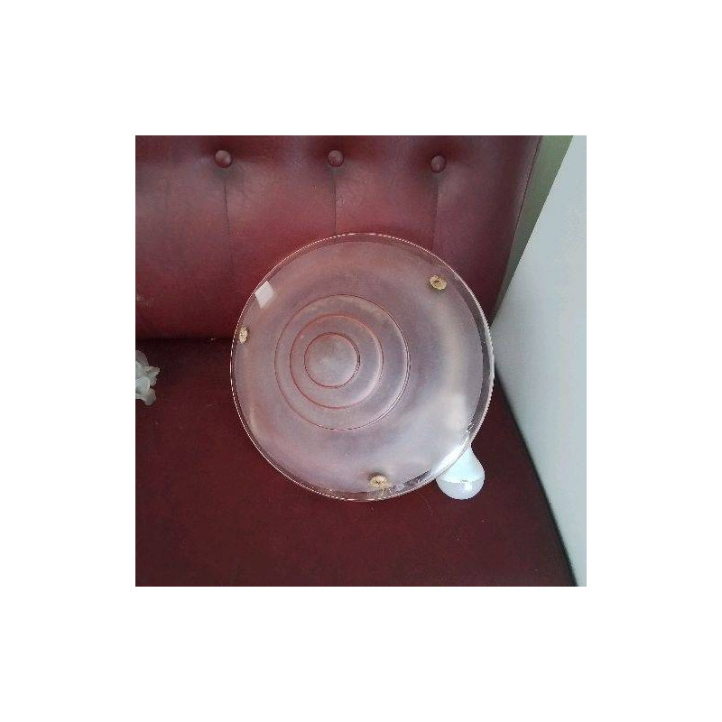 LUMINAIRE COUPE ROSE ART DECO