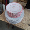 LOT 24 ASSIETTES CŒURS 