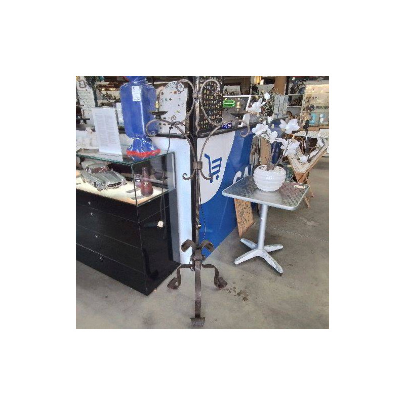 LAMPADAIRE FER FORGÉ 