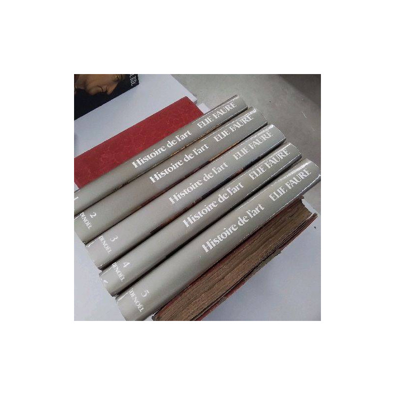 HISTOIRE DE L’ART EN 5 VOLUMES 