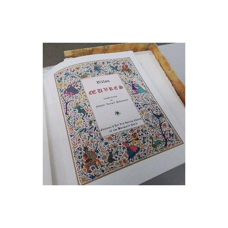 FRANCOIS VILLON 2 VOLUMES SOUS EMBOITAGE 