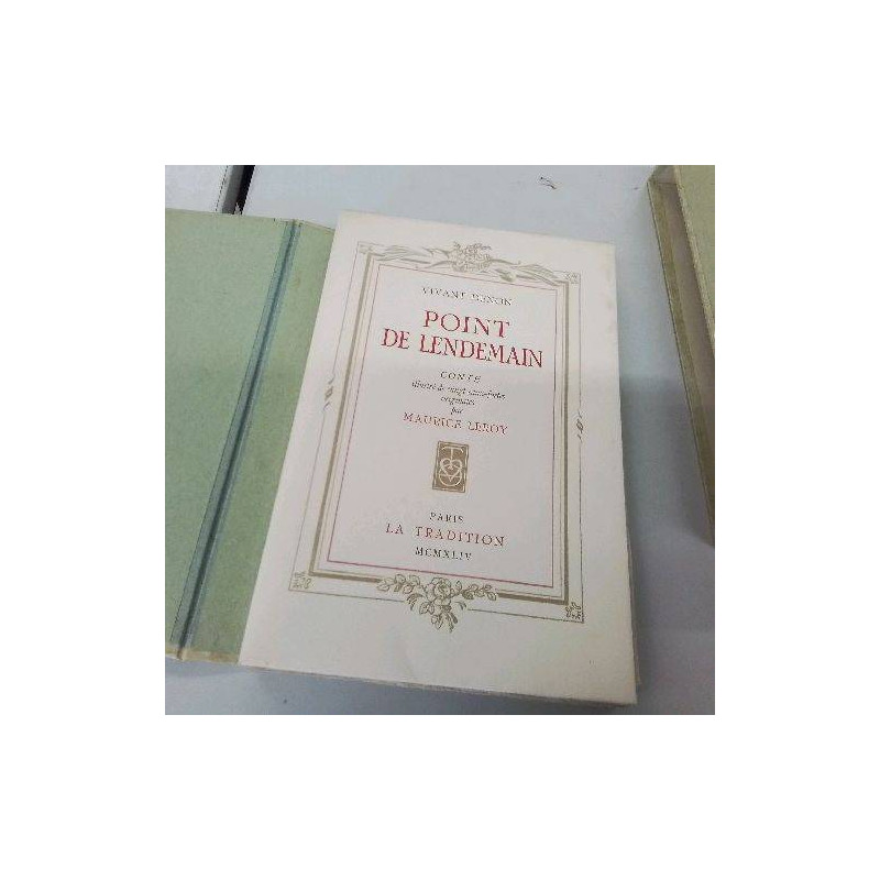 POINT DE LENDEMAIN 